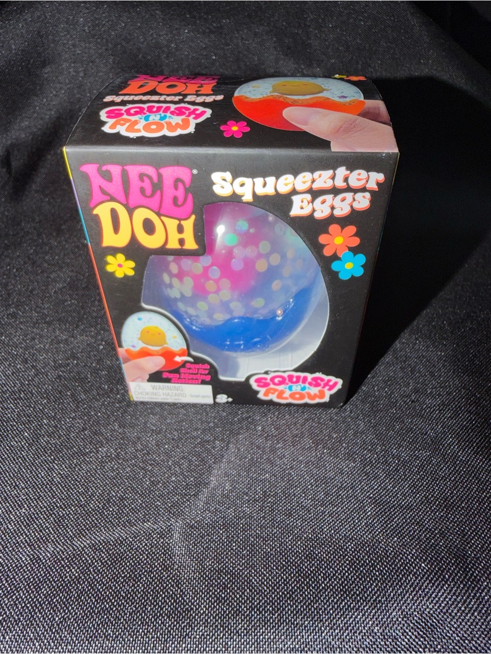 Needoh Squeezter Eggs Kids Toy - Blue